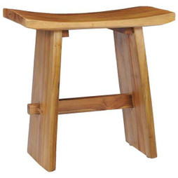 vidaXL 281655 - Stool Solid Teak Wood
