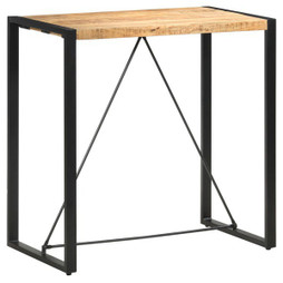 vidaXL 285954 - Bar Table 110x60x110 cm Solid Mango Wood
