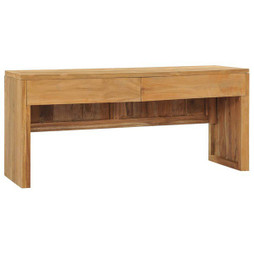 vidaXL 288843 - TV Cabinet 100x35x45 cm Solid Teak Wood