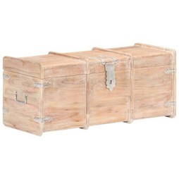 vidaXL 289644 - Storage Chest 90x40x40 cm Solid Acacia Wood