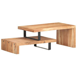 vidaXL 320394 - 2 Piece Coffee Table Set Solid Acacia Wood