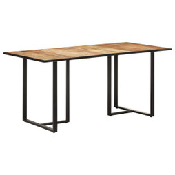vidaXL 320693 - Table de salle à manger 160 cm Bois de manguier brut