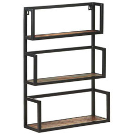 vidaXL 321075 - Wall Shelf 60x20x85 cm Solid Reclaimed Wood