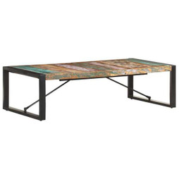 vidaXL 321585 - Table basse 140x70x40 cm Bois de récupération solide