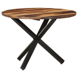 vidaXL 321683 - Table de salle à manger 100x100x75 cm Bois dacacia