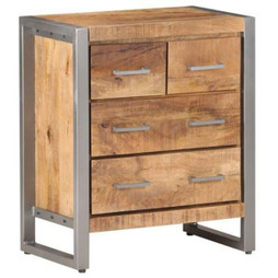 vidaXL 323485 - Buffet 60x35x70 cm Bois de manguier brut