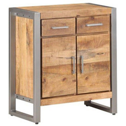 vidaXL 323487 - Buffet 60x35x72 cm Bois de manguier brut