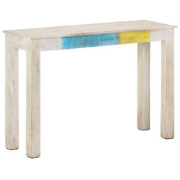 vidaXL 323556 - Table console 115x35x77 cm Bois de manguier brut