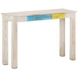 vidaXL 323556 - Console Table 115x35x77 cm Rough Mango Wood