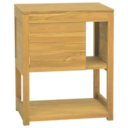 vidaXL 338237 - Armoire de salle de bain 60x40x75 cm bois de teck solide