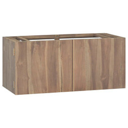 vidaXL 338254 - Armoire murale de salle de bain 90x39x40 cm Bois de teck massif