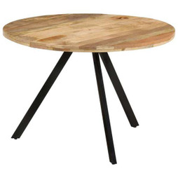 vidaXL 338476 - Table à dîner 110x75 cm Bois de manguier massif