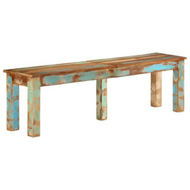 vidaXL 353769 - Bench 160x35x46 cm Solid Reclaimed Wood