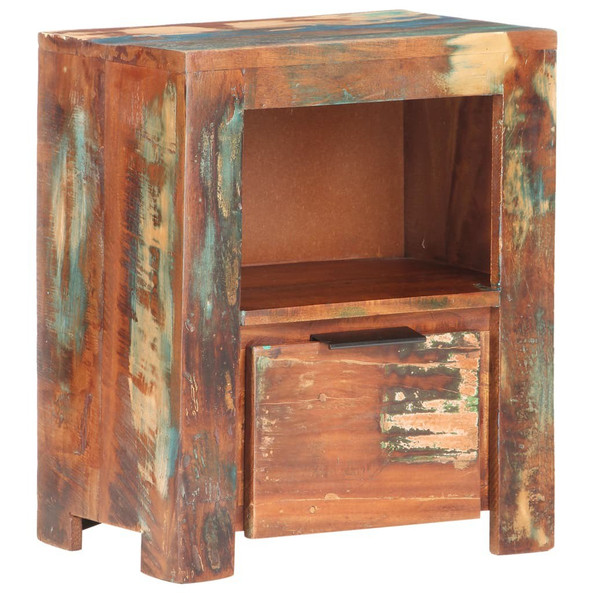 vidaXL 320211 - Table de chevet 40 x 30 x 50 cm Bois de récupération massif