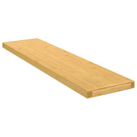 vidaXL 352730 - Wall Shelf 80x20x2.5 cm Bamboo