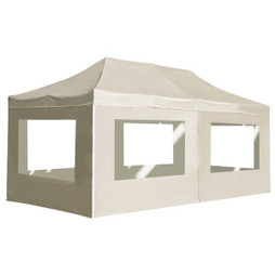 vidaXL 45506 - Tente de réception pliable avec parois Aluminium 6 x 3 m