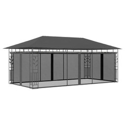 vidaXL 47974 - Belvédère avec moustiquaire 6x3x2,73 m