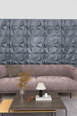 vidaXL 150919 - Panneaux muraux 3D 24 pcs 50x50 cm gris diamant 6 m²