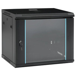 vidaXL 30166 - 9U Wall Mounted Network Cabinet 19 IP20 600x450x510 mm