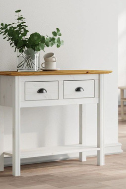 vidaXL 355072 - Console Table BODO 90x34.5x73 cm Solid Wood Pine