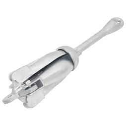 vidaXL 94282 - Folding Anchor Silver 2.5 kg Malleable Iron