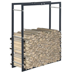 vidaXL 286287 - Firewood Rack 80x25x100 cm Steel