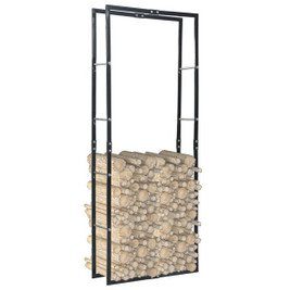 vidaXL 286285 - Firewood Rack 80x25x200 cm Steel