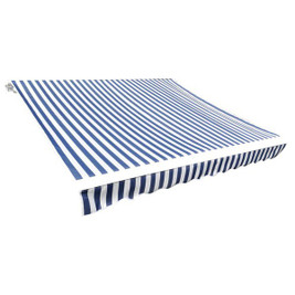 vidaXL 141011 - Awning Top Sunshade Canvas & White 4 x 3 m