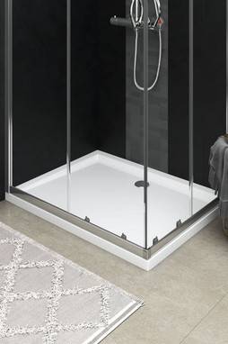 vidaXL 148903 - Rectangular ABS Shower Base Tray 80x100 cm
