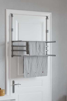 vidaXL 154605 - Séchoir à linge pour balcon 89x25x(60-95) cm aluminium