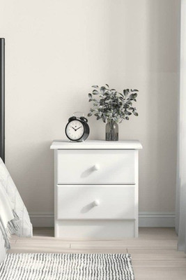 vidaXL 353916 - Table de chevet ALTA blanc 41x35x41 cm bois de pin massif