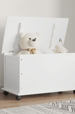 vidaXL 353928 - Storage Chest with Wheels ALTA 73x39.5x43 cm Solid Wood Pine