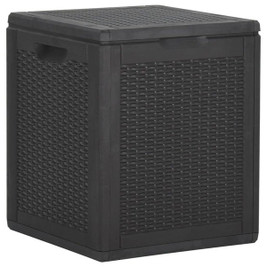 vidaXL 151227 - Boîte de rangement de jardin 90 L PP Rotin