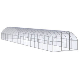 vidaXL 3095469 - Poulailler dextérieur 3x16x2 m Acier galvanisé