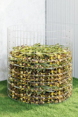 vidaXL 3115944 - Garden Composter Ø100x100 cm Galvanised Steel