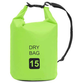 vidaXL 92781 - Dry Bag Green 15 L PVC