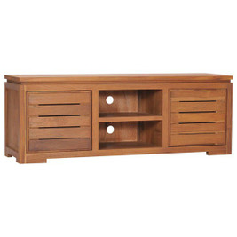 vidaXL 289069 - TV Cabinet 110x30x40 cm Solid Teak Wood