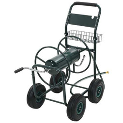 vidaXL 143777 - Chariot dévidoir avec connecteur de tuyau 1/2" 75 m Acier