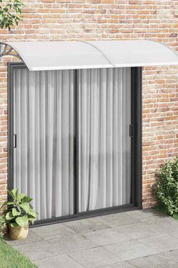 vidaXL 45631 - Auvent de porte 240x100 cm Polycarbonate