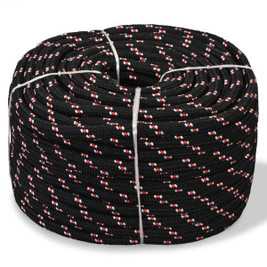 vidaXL 91285 - Marine Rope Polypropylene 8 mm 100 m Black