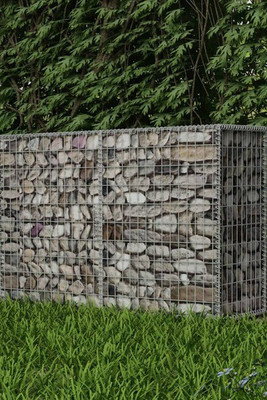 vidaXL 142551 - Gabion Basket Galvanised Steel 150x50x100 cm