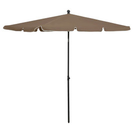 vidaXL 315546 - Garden Parasol with Pole 210x140 cm