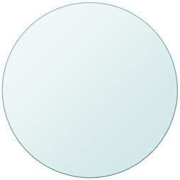 vidaXL 243627 - Table Top Tempered Glass Round 600 mm