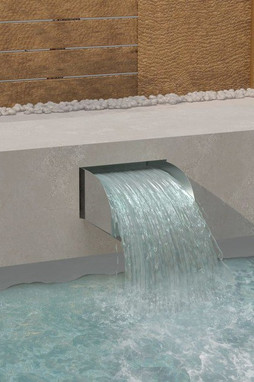 vidaXL 148875 - Waterfall 30x34x14 cm Stainless Steel 304