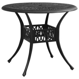 vidaXL 315586 - Garden Table 90x90x74 cm Cast Aluminium