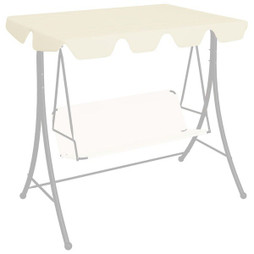 vidaXL 312085 - Replacement Canopy for Garden Swing 188/168x145/110 cm
