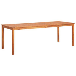 vidaXL 45963 - Garden Table 215x90x74 cm Solid Acacia Wood