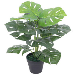 vidaXL 244434 - Plante Monstera artificielle avec pot 45 cm