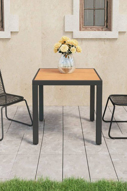 vidaXL 3060124 - 3 Piece Garden Dining Set PVC Rattan and Brown