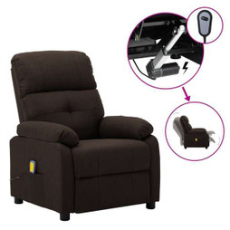 vidaXL 3074095 - Electric Massage Chair Dark Fabric